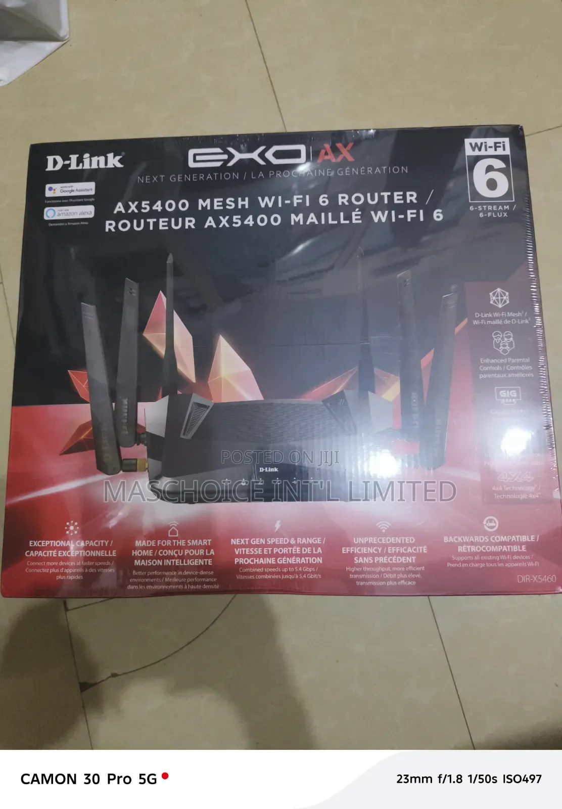 D-Link Wifi 6 Router Ax5400 Mu-Mimo