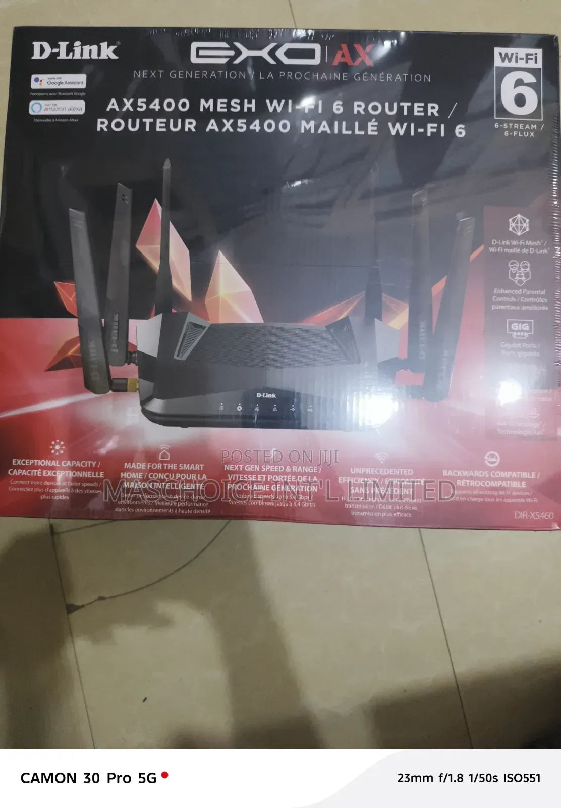 D-Link Wifi 6 Router Ax5400 Mu-Mimo