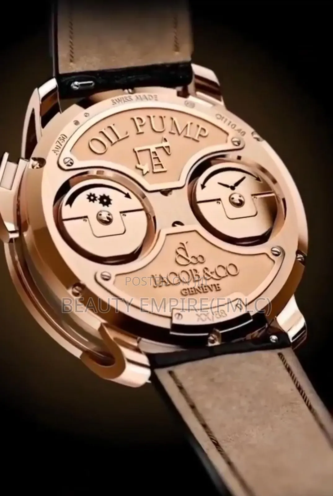 Jacob and Co Oil Pump Wristwatch