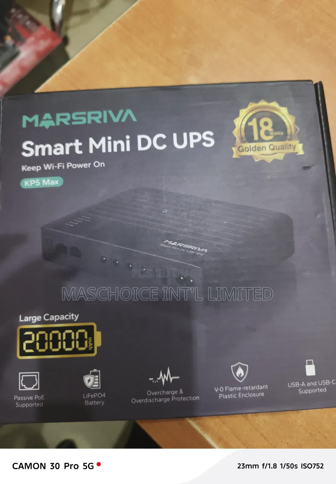 Marsriva Kp5 Max 20000mah Mini Dc Ups