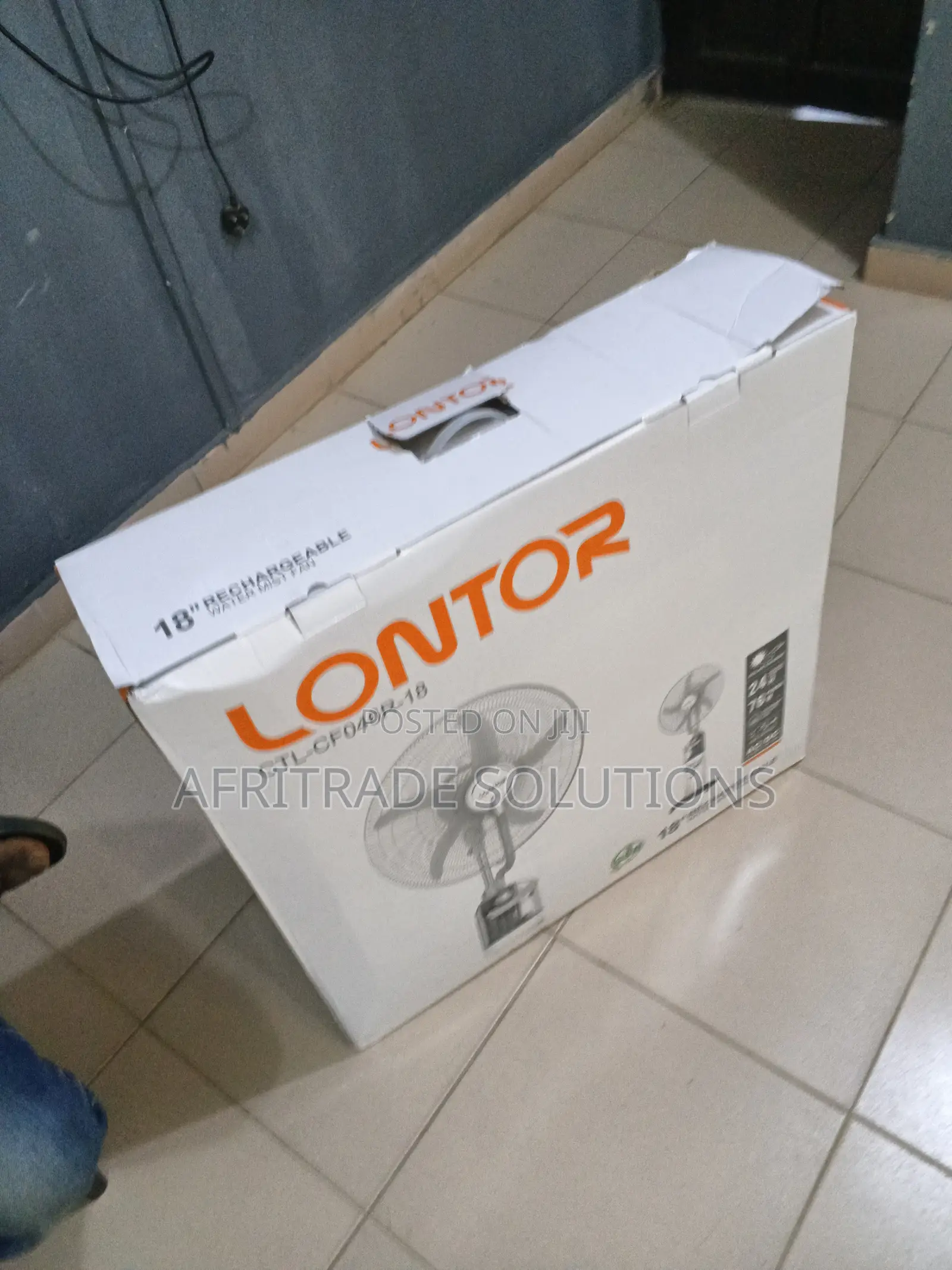 Lontor Rechargeable Cooling Fan With Mist Feature