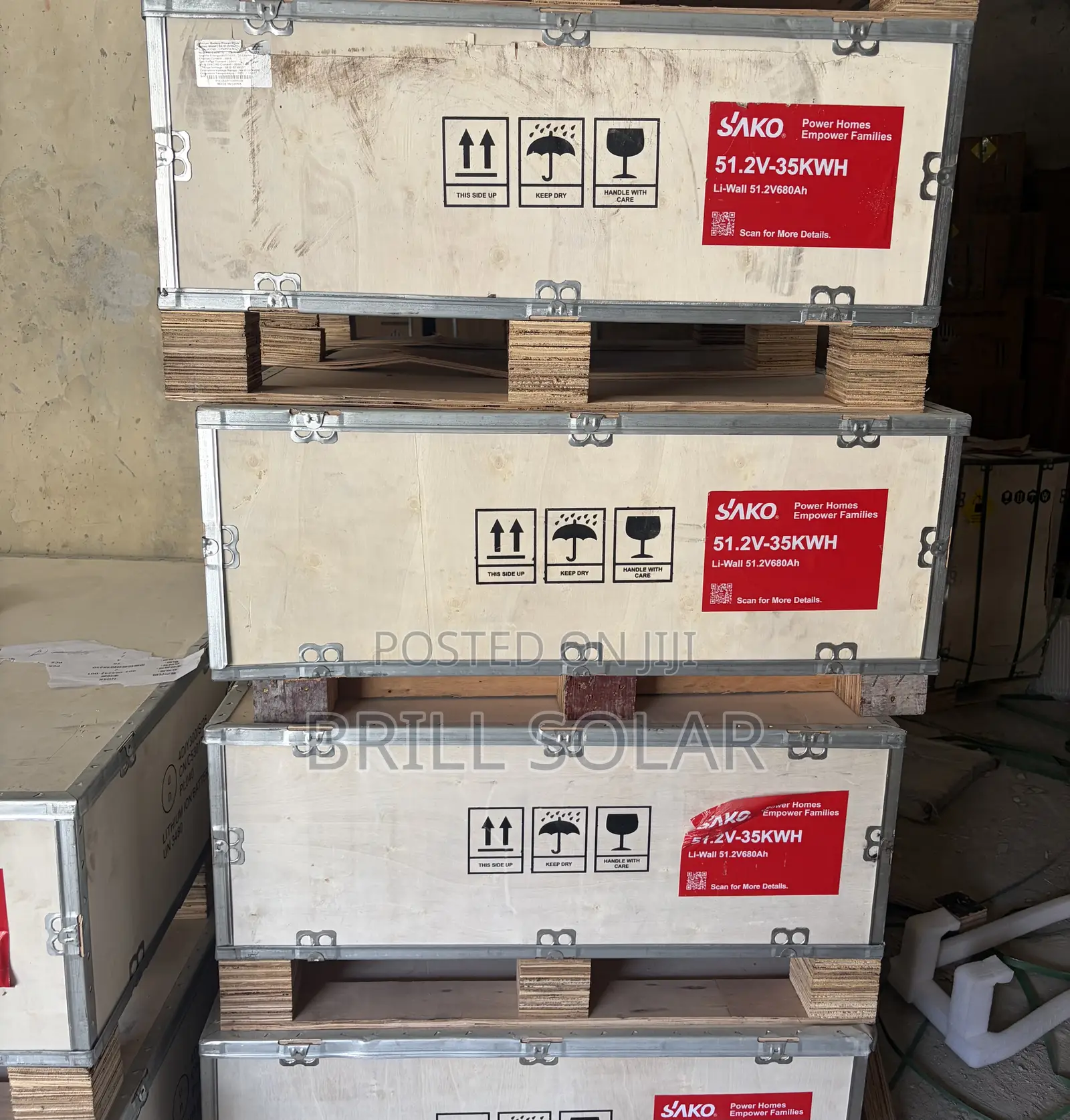 35kwh-51.2v Sako Solar Lithium Battery