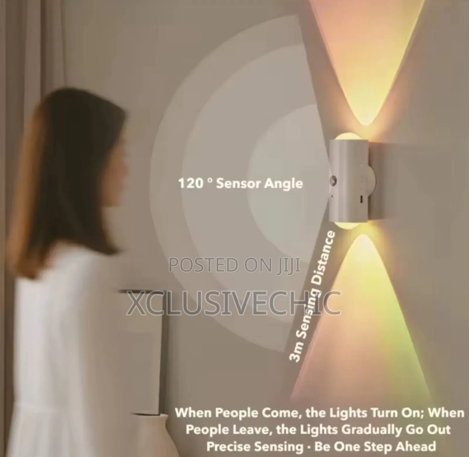 Smart Infrared Sensing Charging Wall Lamp