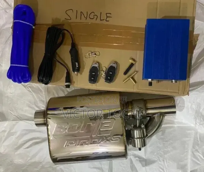 Universal Single Tip Valvetronic Exhaust Muffler Kit