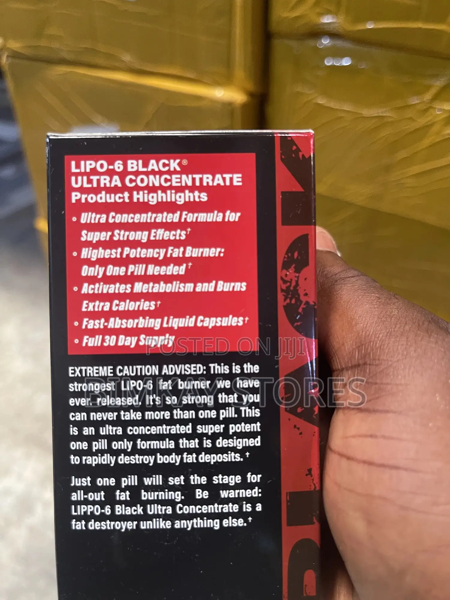 Nutrex Lipo 6 Black Ultra Concentrate Fat Destroyer For Weight Loss