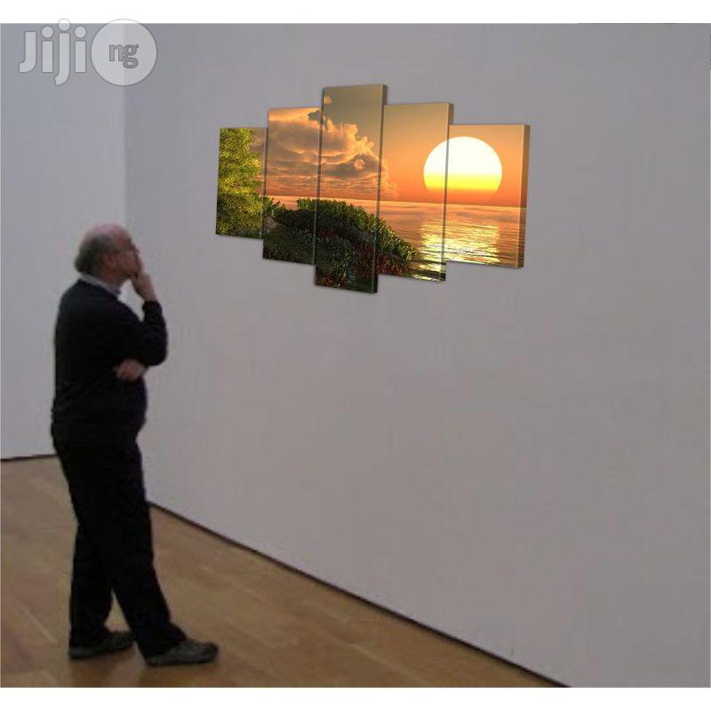 Sunlight on Ocean Canvas Wall Art
