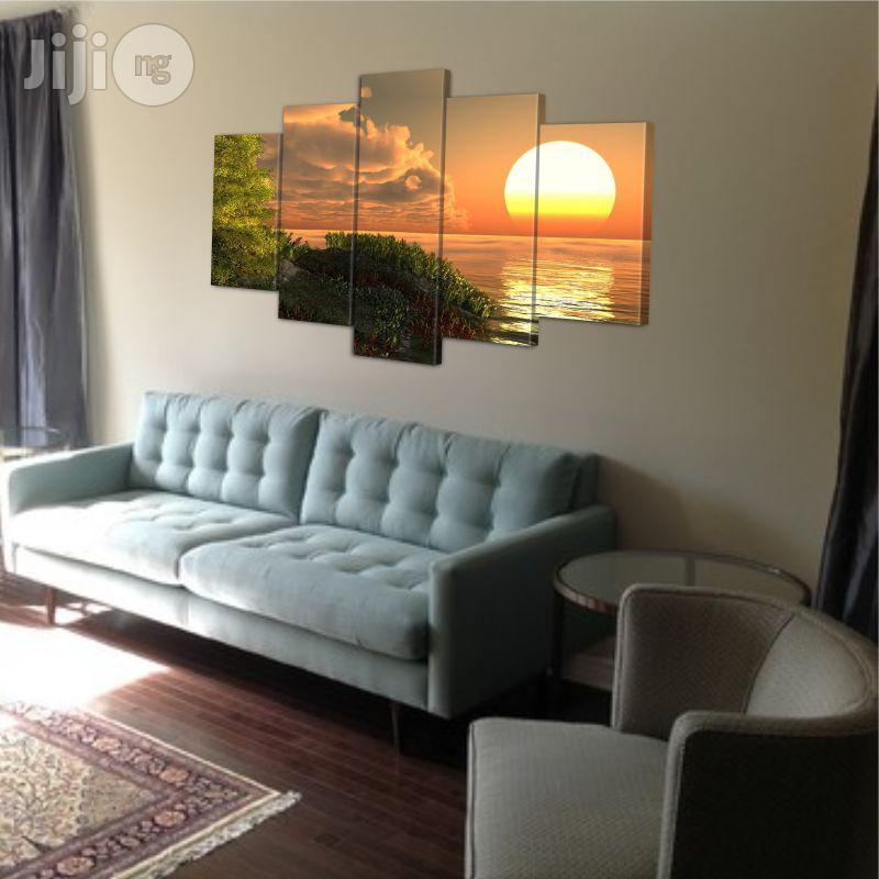 Sunlight on Ocean Canvas Wall Art