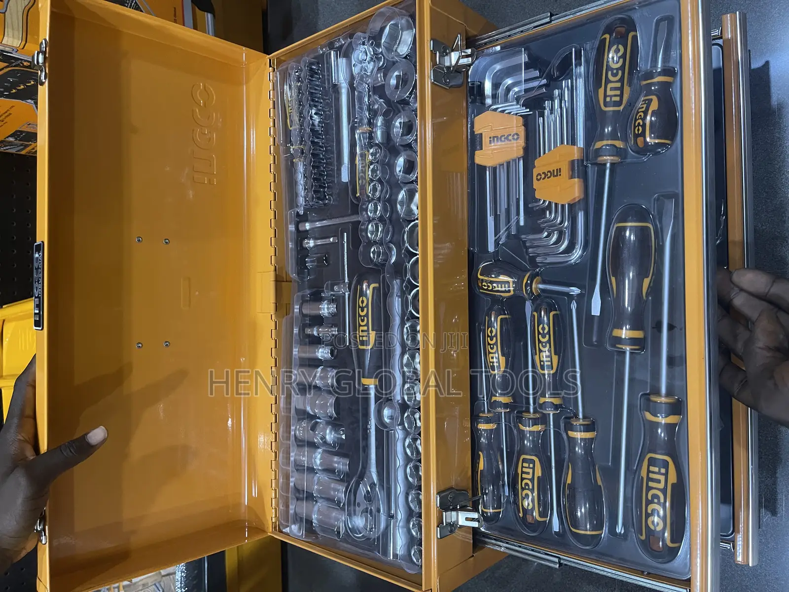 132pcs Ingco Combination Complete Tools Chest Set