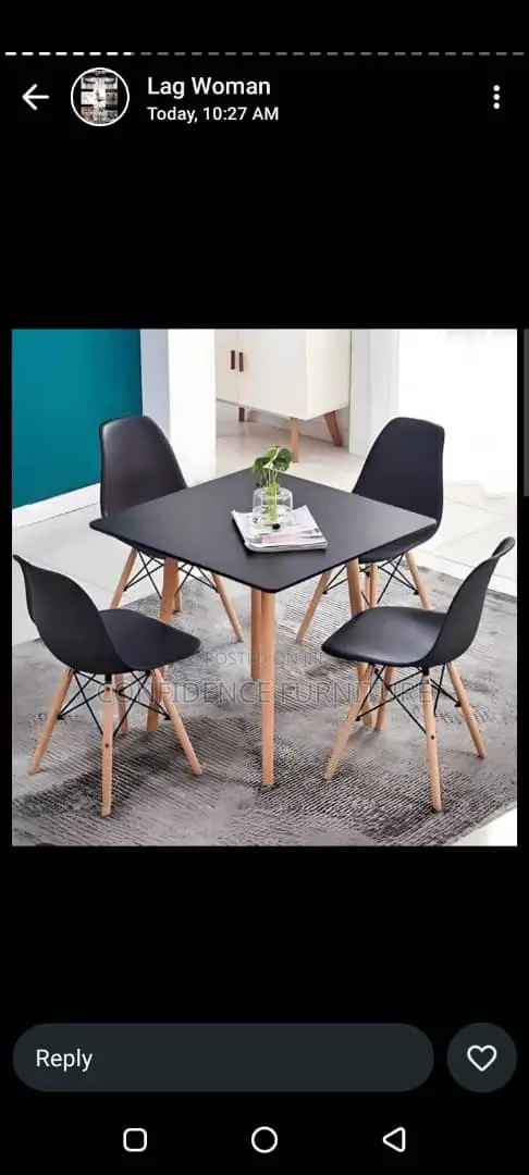 4 Seaters Simple but Strong Dining and Restaurant Set of Table