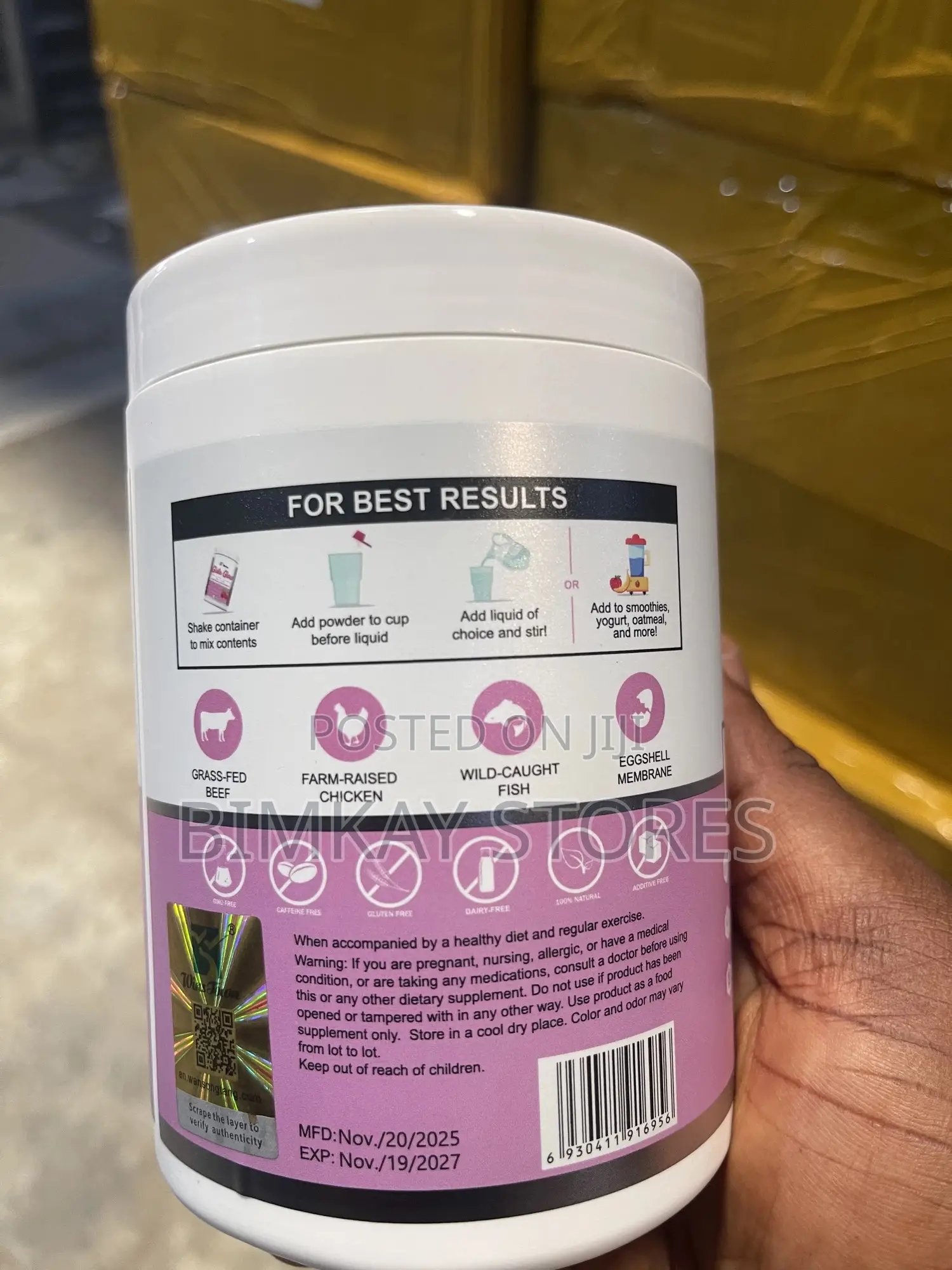 Winstown Gluta Glow Sparkle Vitamin C Biotin With Collagen Supplement