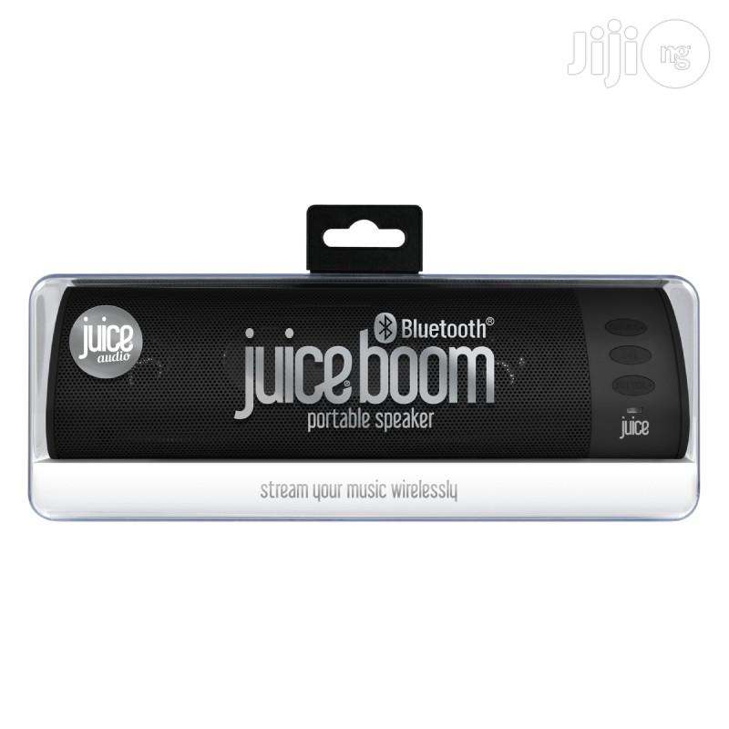 Juice Boom Bluetooth Portable Speaker - Black