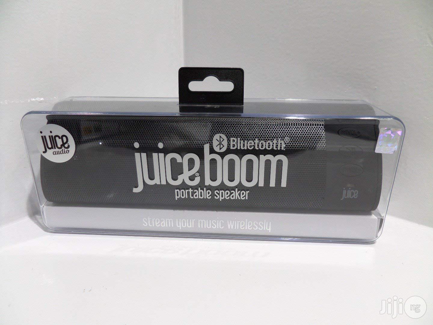 Juice Boom Bluetooth Portable Speaker - Black