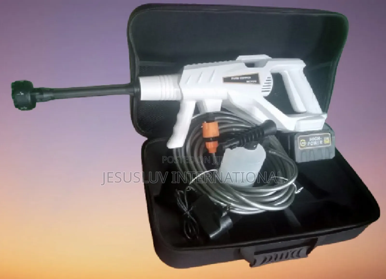 Cordless Pressure Washer Sprayer Car Cleaner With Rechargeable Battery