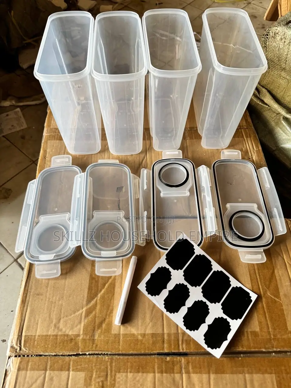 4pcs Cereal Container Set