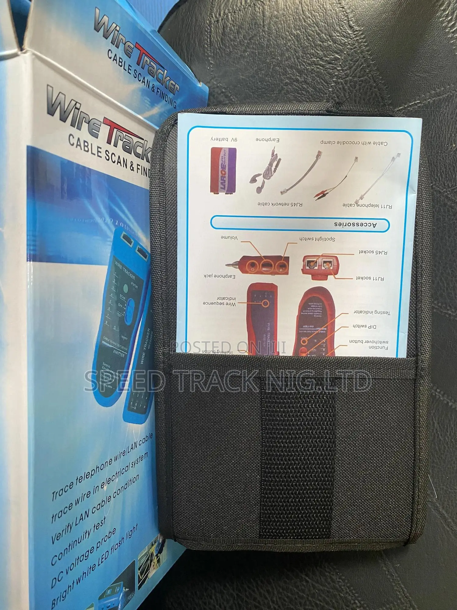 Professional Wire Tracker Cable Tester Rj45 Rj11 Lan Network Cable