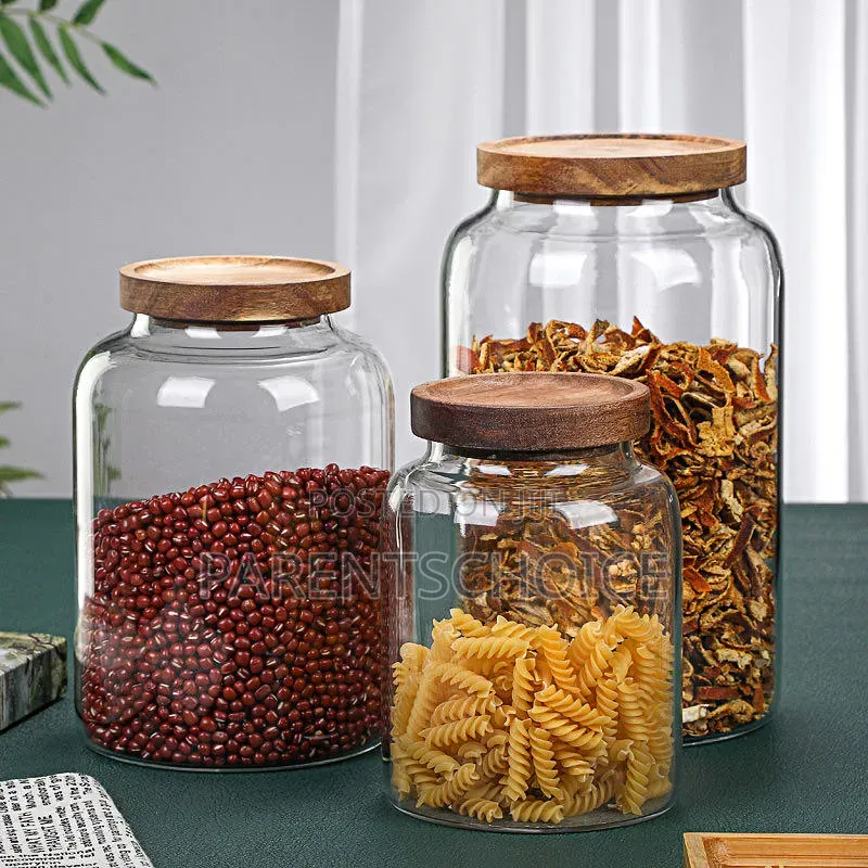 Glass Jar Food Storage Jar Spectacle Bottle 1pc- 4.5l/ 3.5l/2.5l