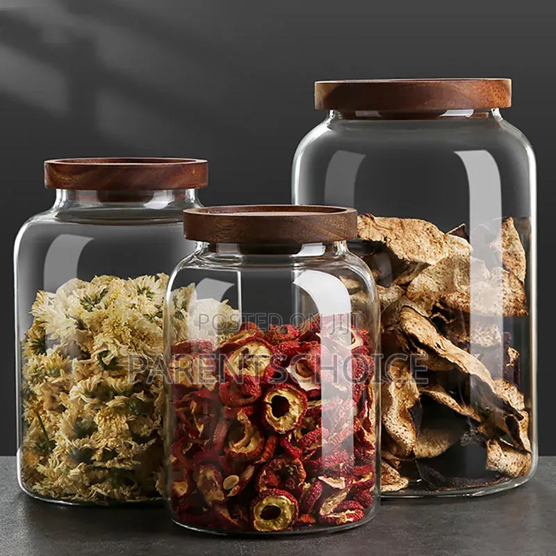 Glass Jar Food Storage Jar Spectacle Bottle 1pc- 4.5l/ 3.5l/2.5l