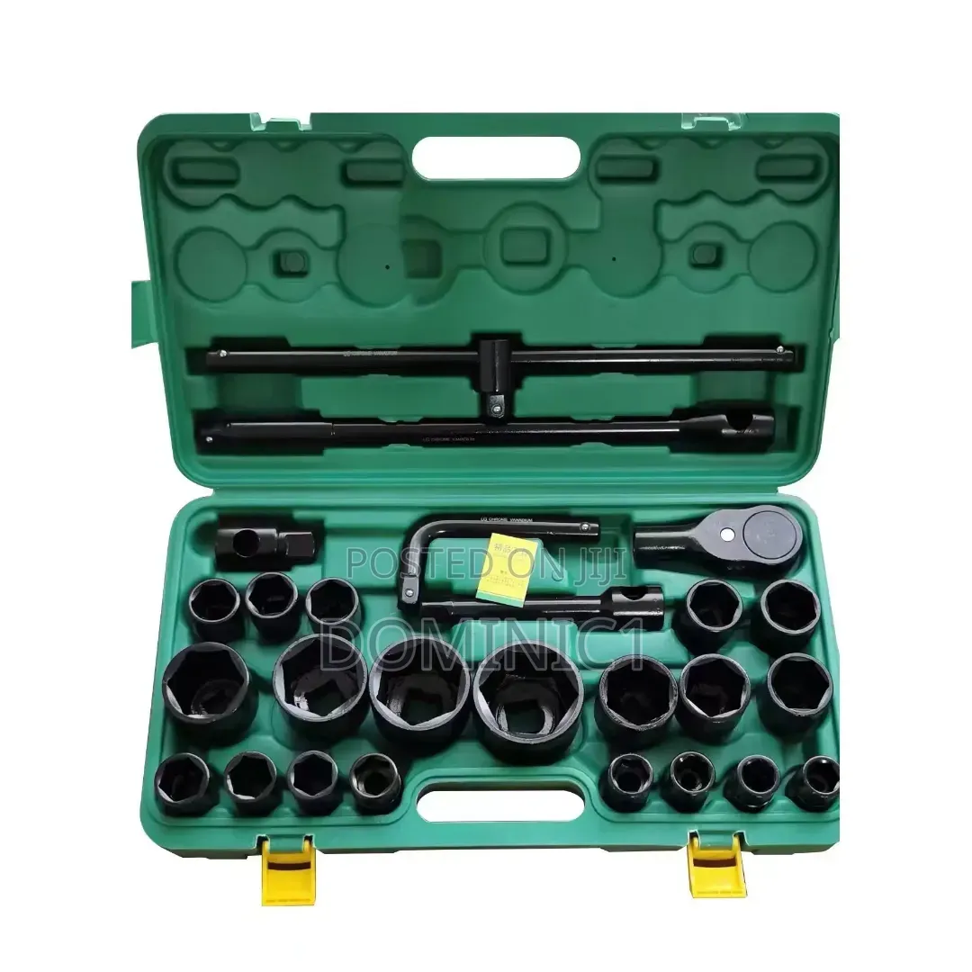 26-Piece 3/4 Inch Heavy-Duty Metric Impact Socket Wrench Set