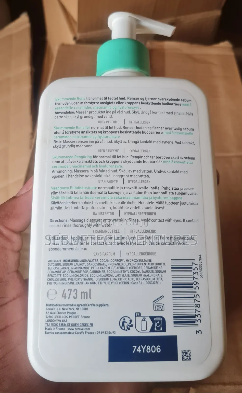 Cerave Foaming Cleanser - Big Size - 473ml