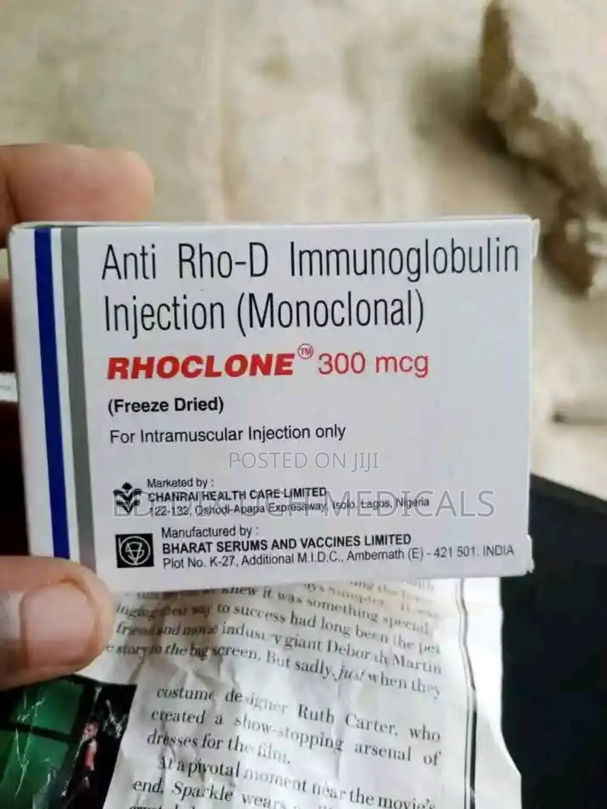 Anti Rho_d Immunoglobulin Injection