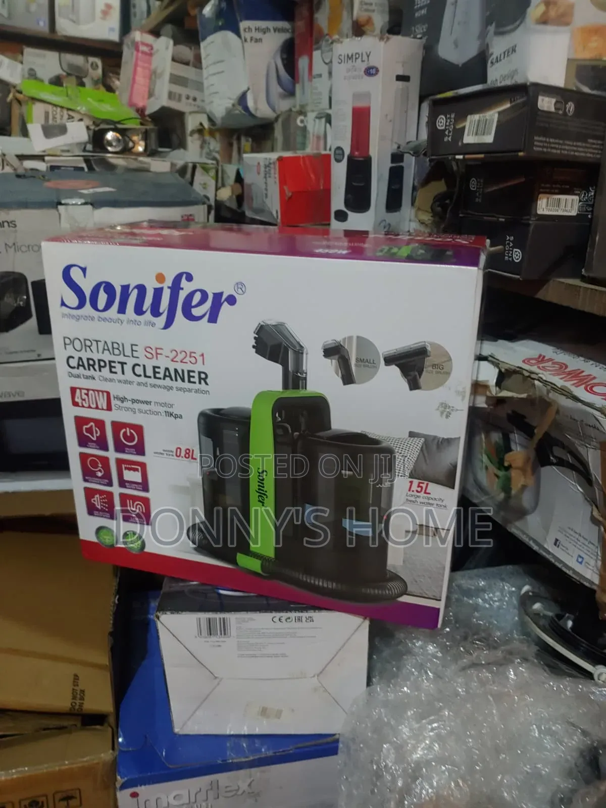 Sonifer Sf-2251 Portable Carpet Cleaner