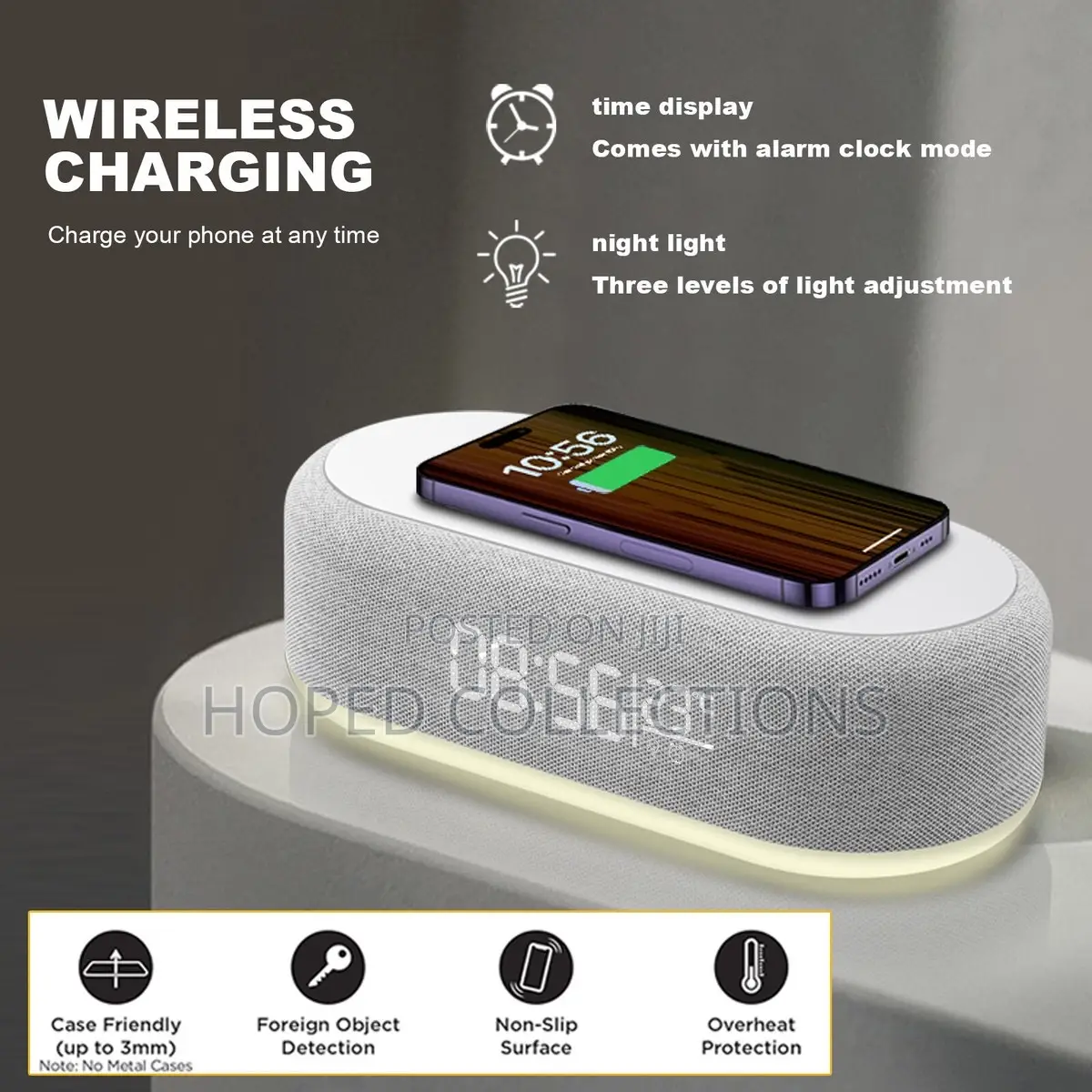 Digital Alarm Clock With Speakers