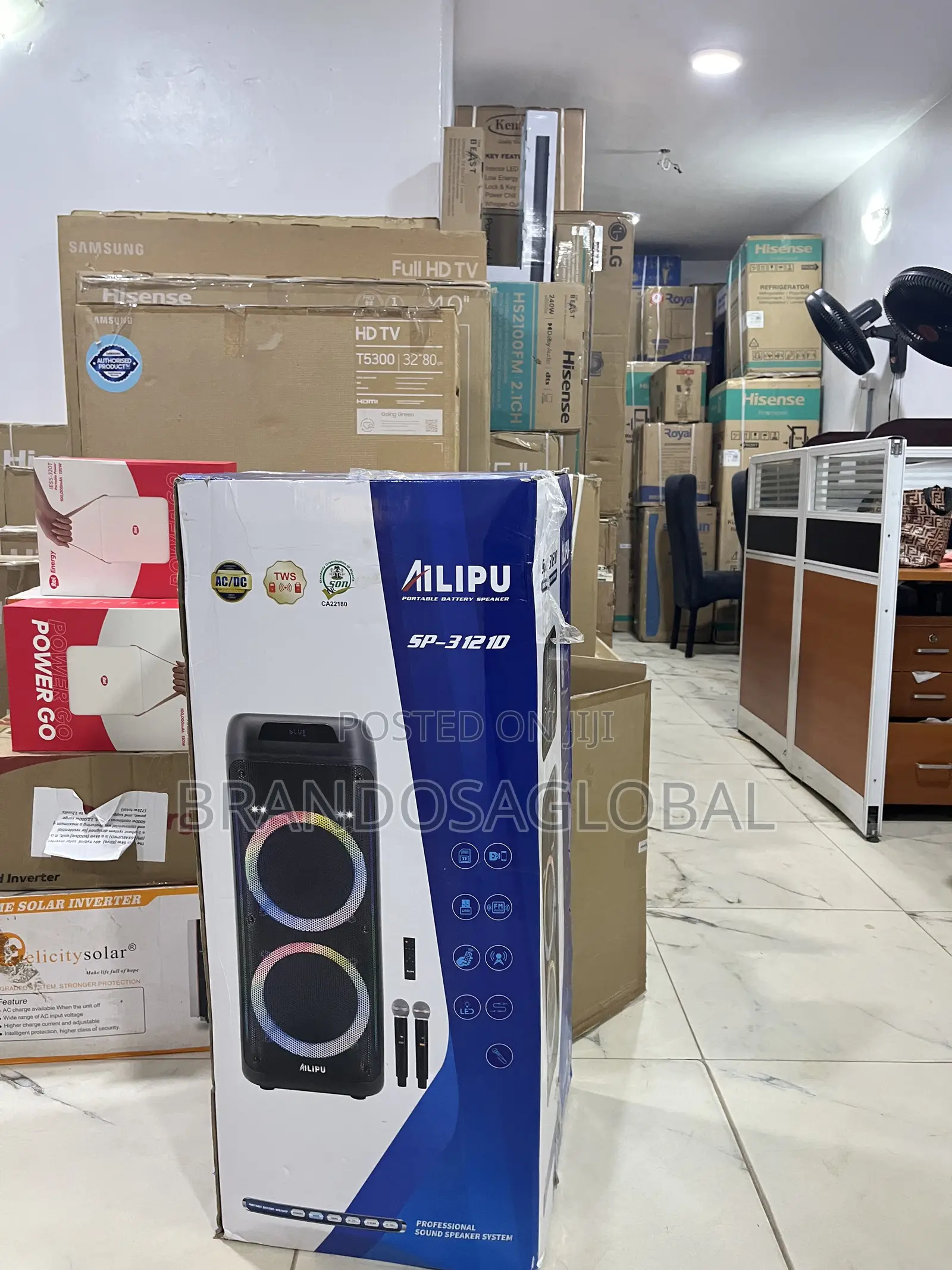 Ailipu Sp-[31210] Portable 4-in-1 Dual Speaker – Premium Audio Speaker