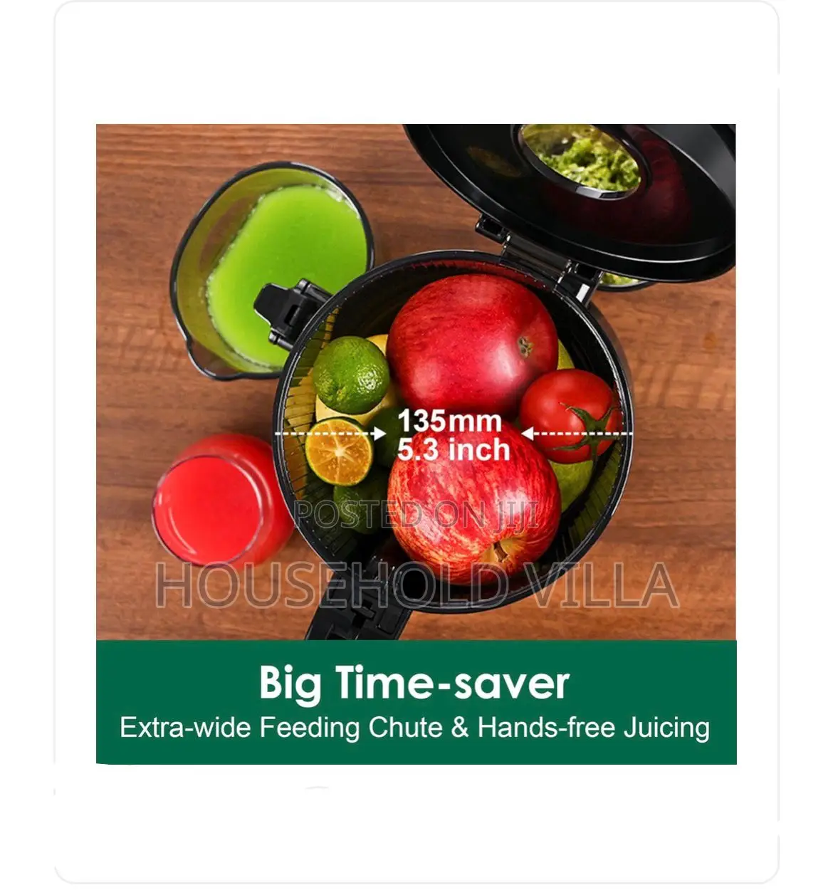 Fretta Cold Press Juicer, Juicer Machines for Vegetable and Fruits