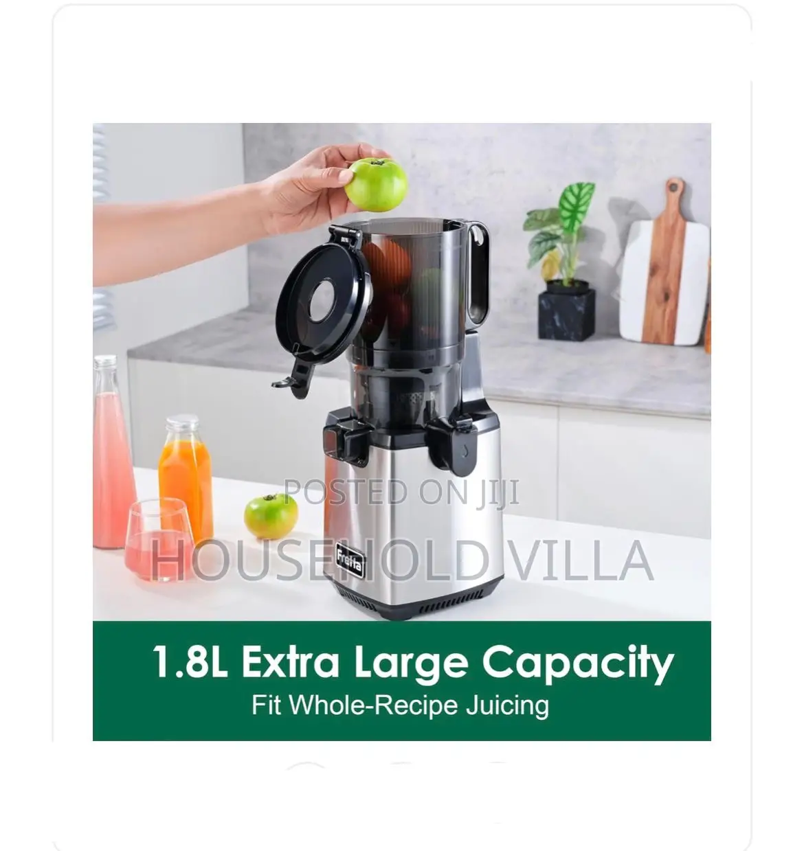 Fretta Cold Press Juicer, Juicer Machines for Vegetable and Fruits