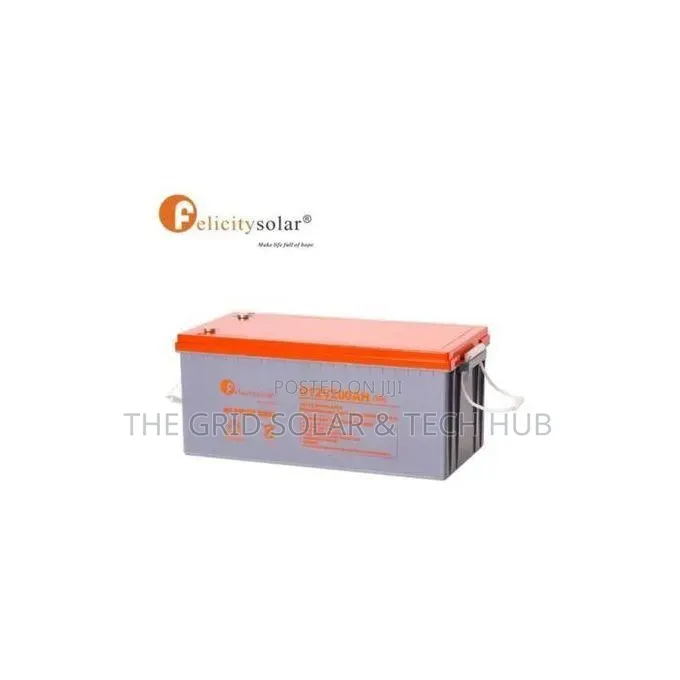 Brand New Felicity 12v 200ah Deep Cycle Gel Battery (Dry Cell)