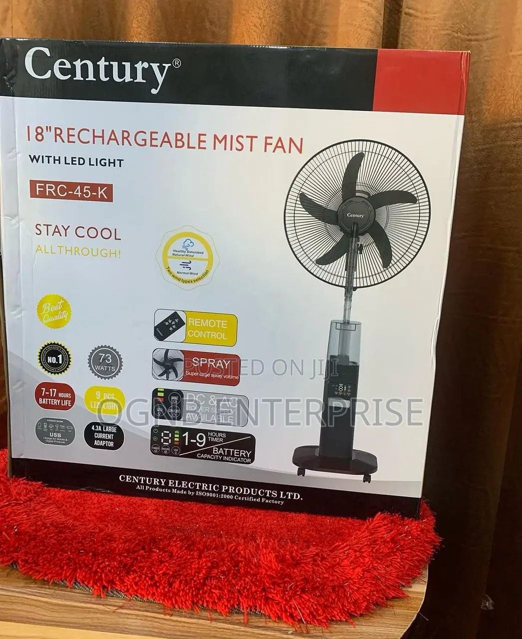 Century 18 Inches Mist Stand Fan