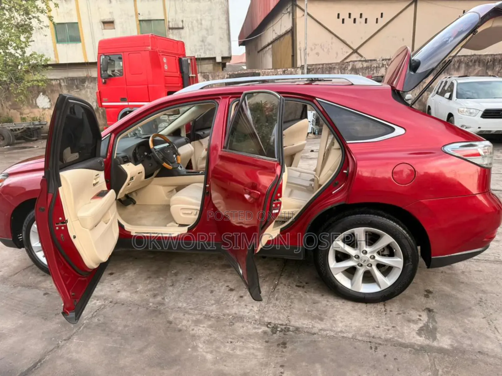 Lexus RX 2012 Red