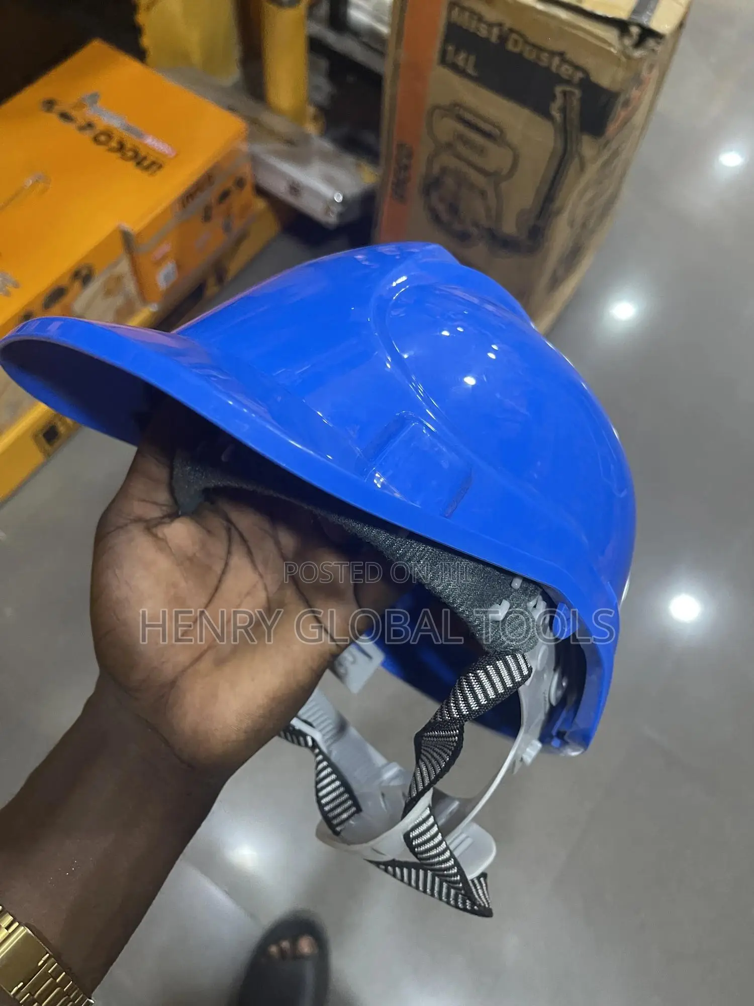 Ingco Blue Original Safety Helmet