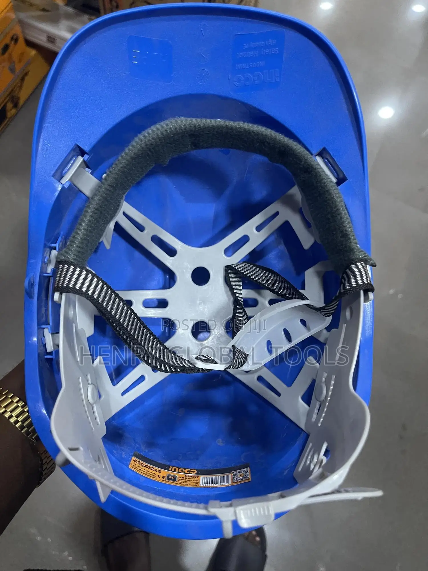 Ingco Blue Original Safety Helmet