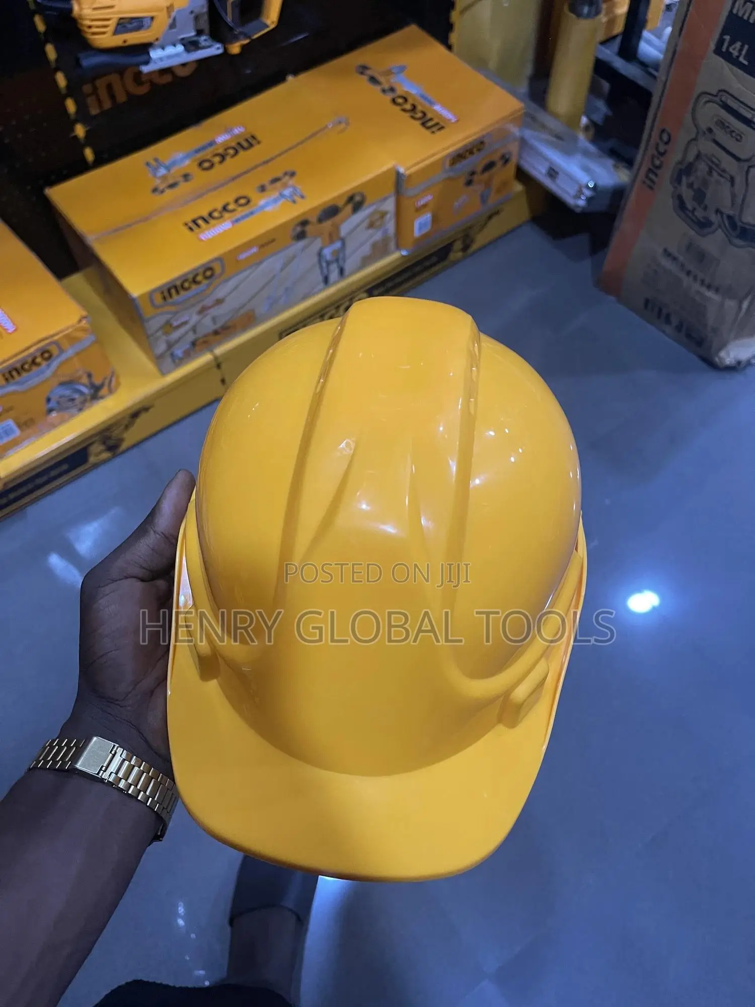 Ingco Original Yellow Safety Helmet