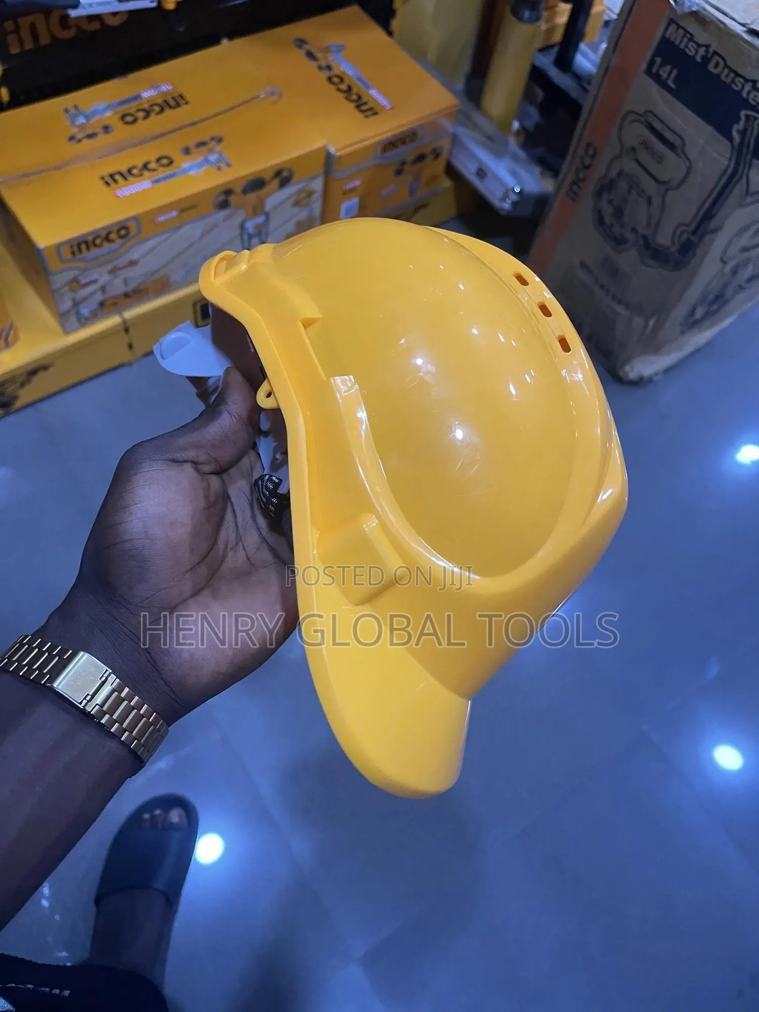 Ingco Original Yellow Safety Helmet