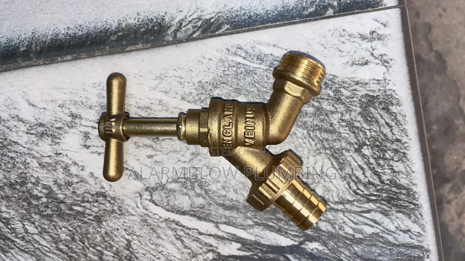 1/2 Brass Hose Union Bib Tap (1/2 Wall Tap)