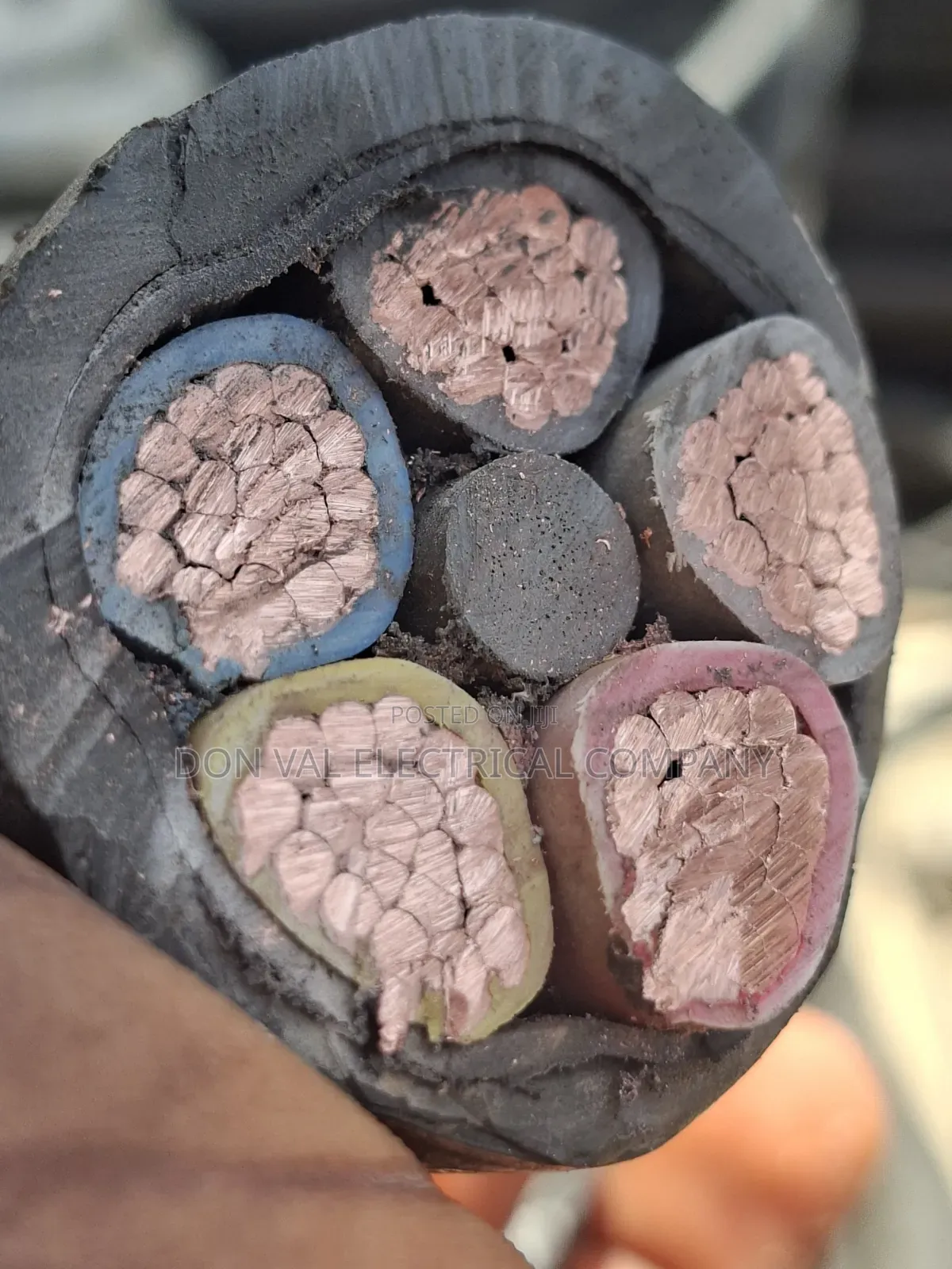 5core 70mm PVC PVC Armored Cable and Wires