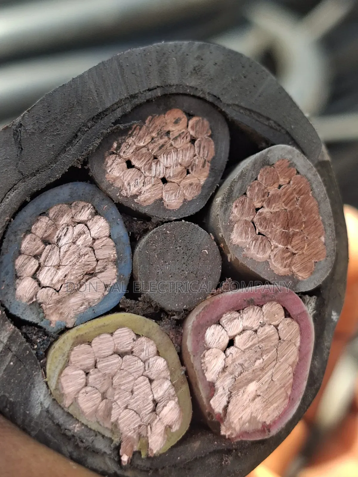5core 70mm PVC PVC Armored Cable and Wires