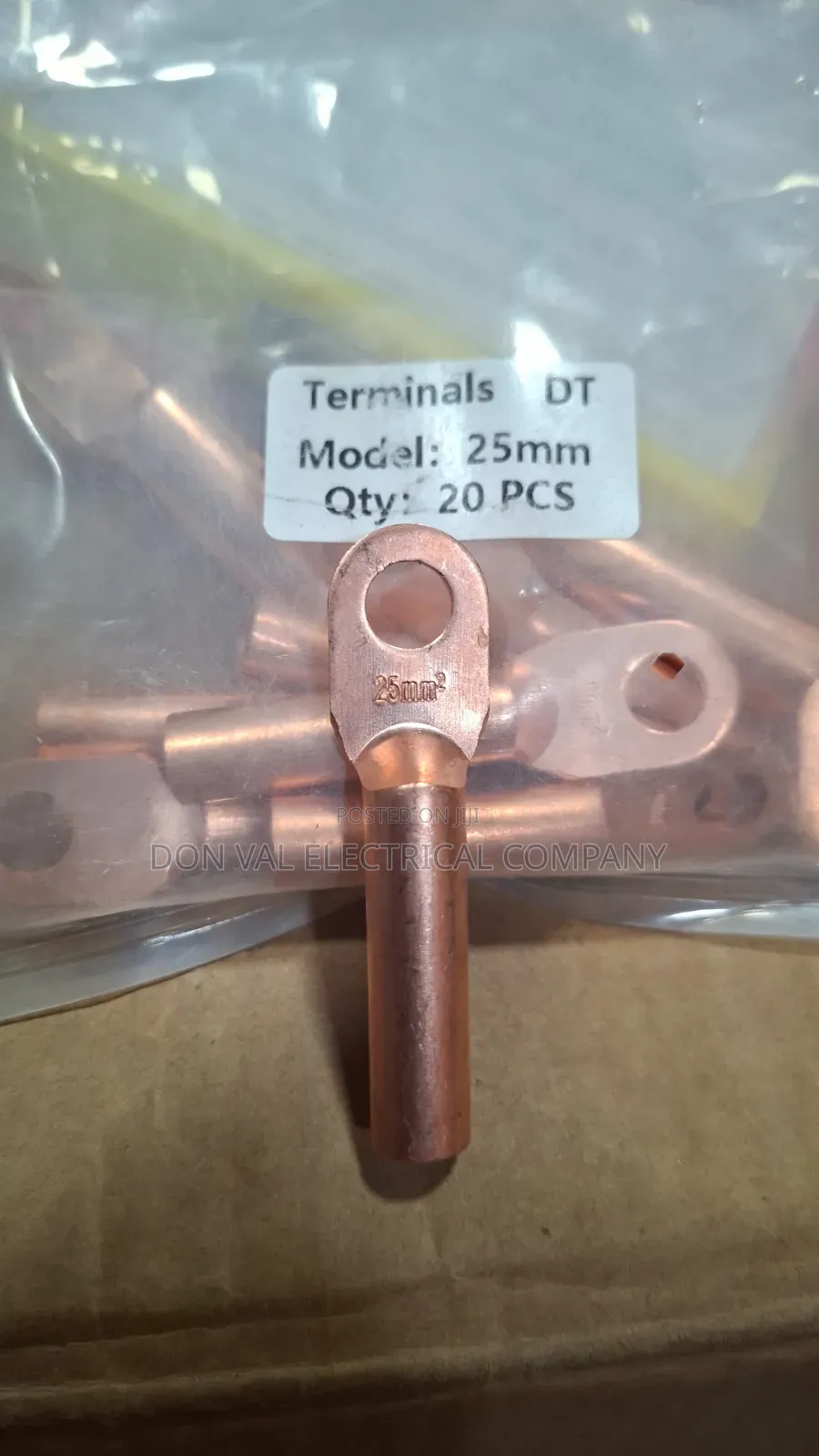 25mm Dt Terminal Copper Lug