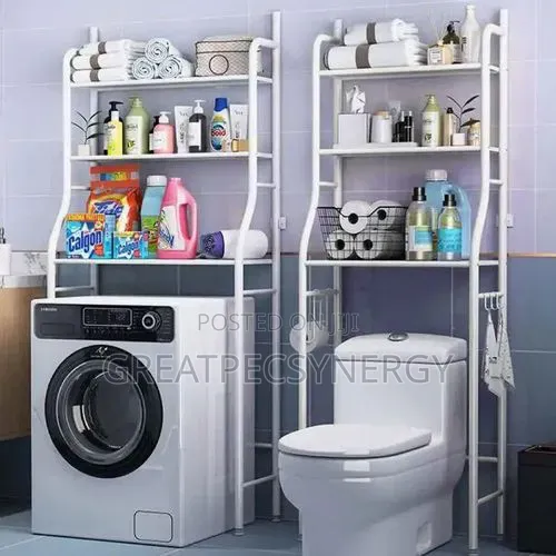 3 Tier Washing Machine Storage Rack Space Saver