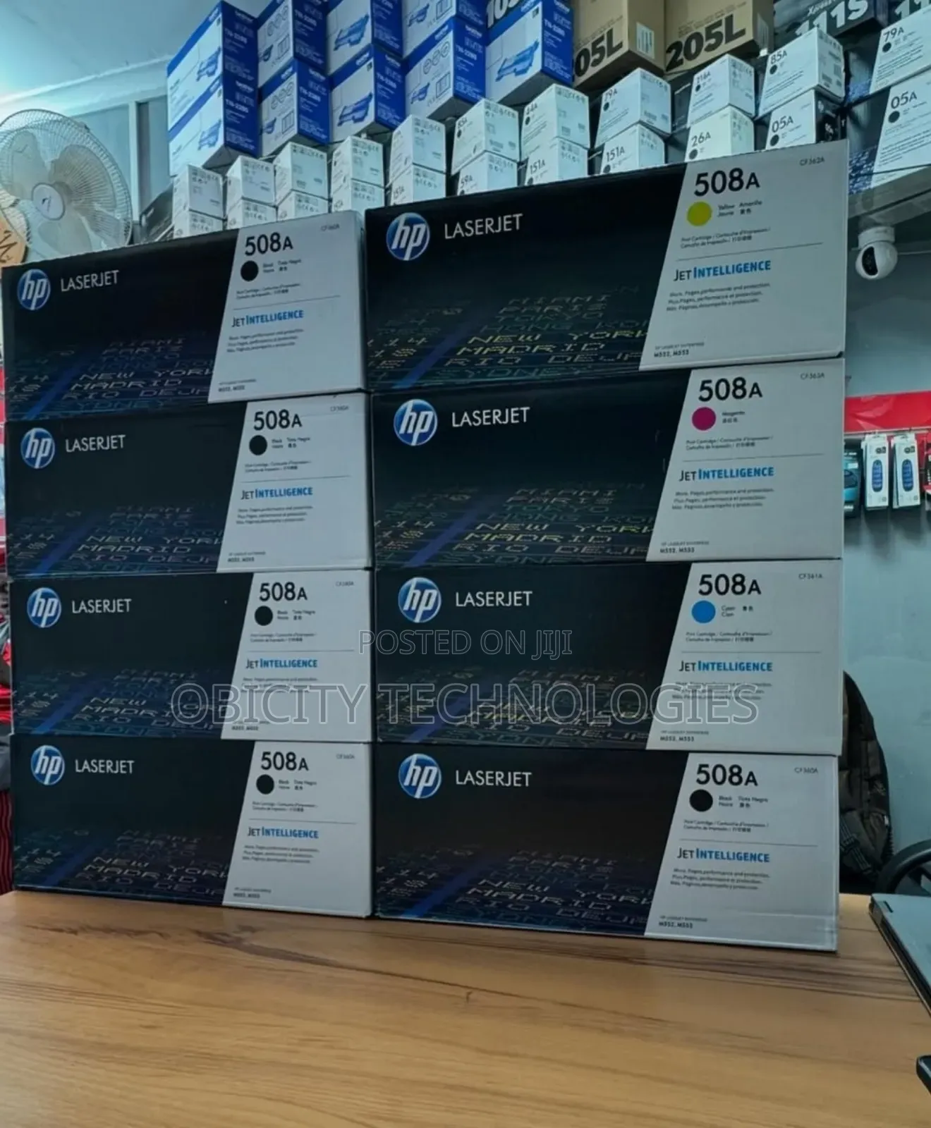 HP 508a Original Toner Cartridge Black, Cyan, Yellow, Magenta