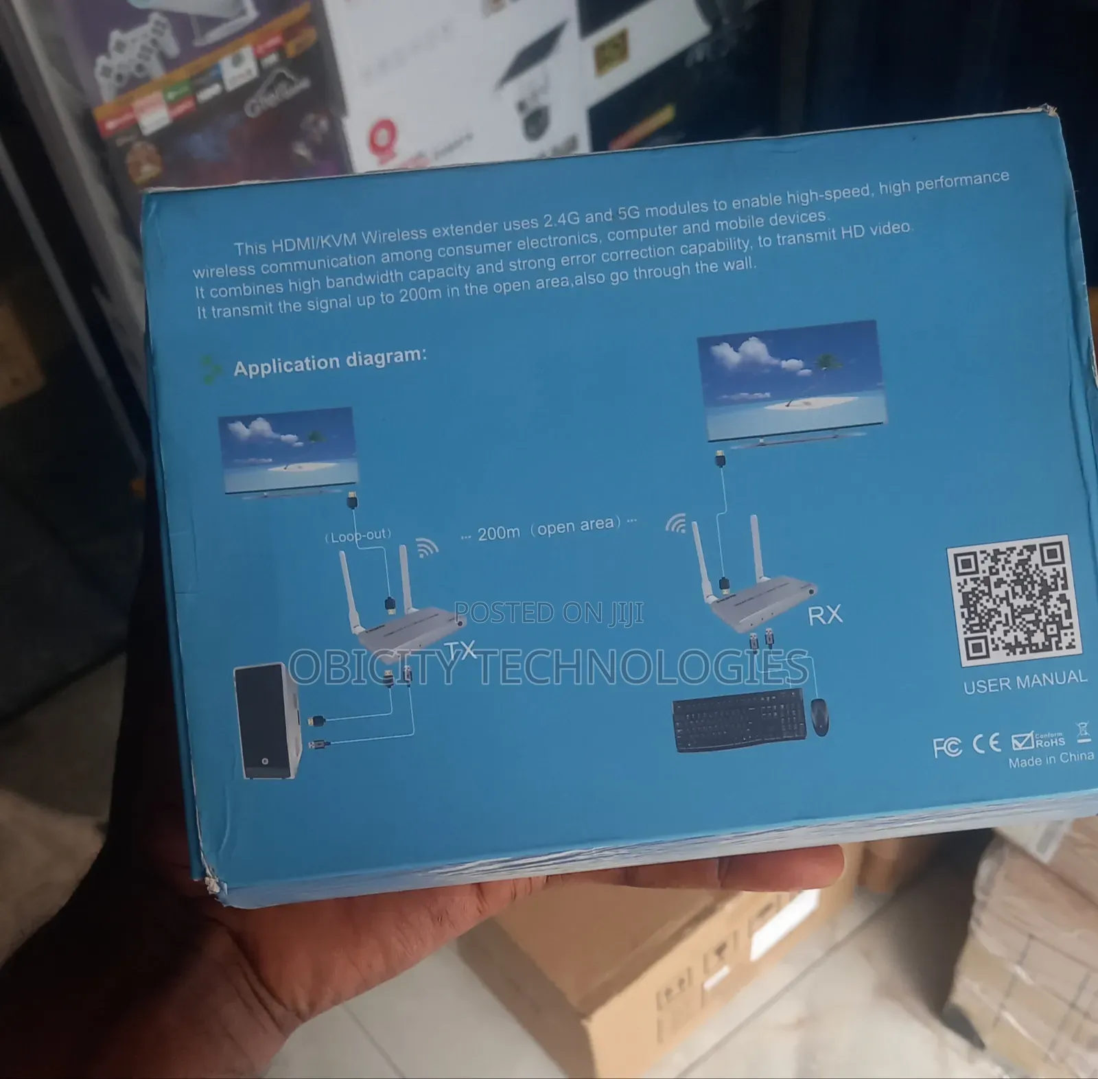 200 Meter Wireless Hdmi Receiver and Transmitter