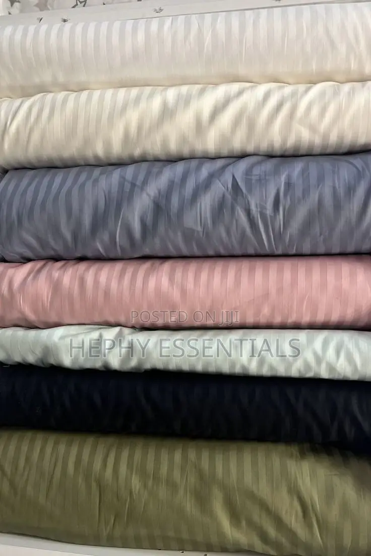 Pure Quality Polish Stripe Beddings Set (Available in Any Color)