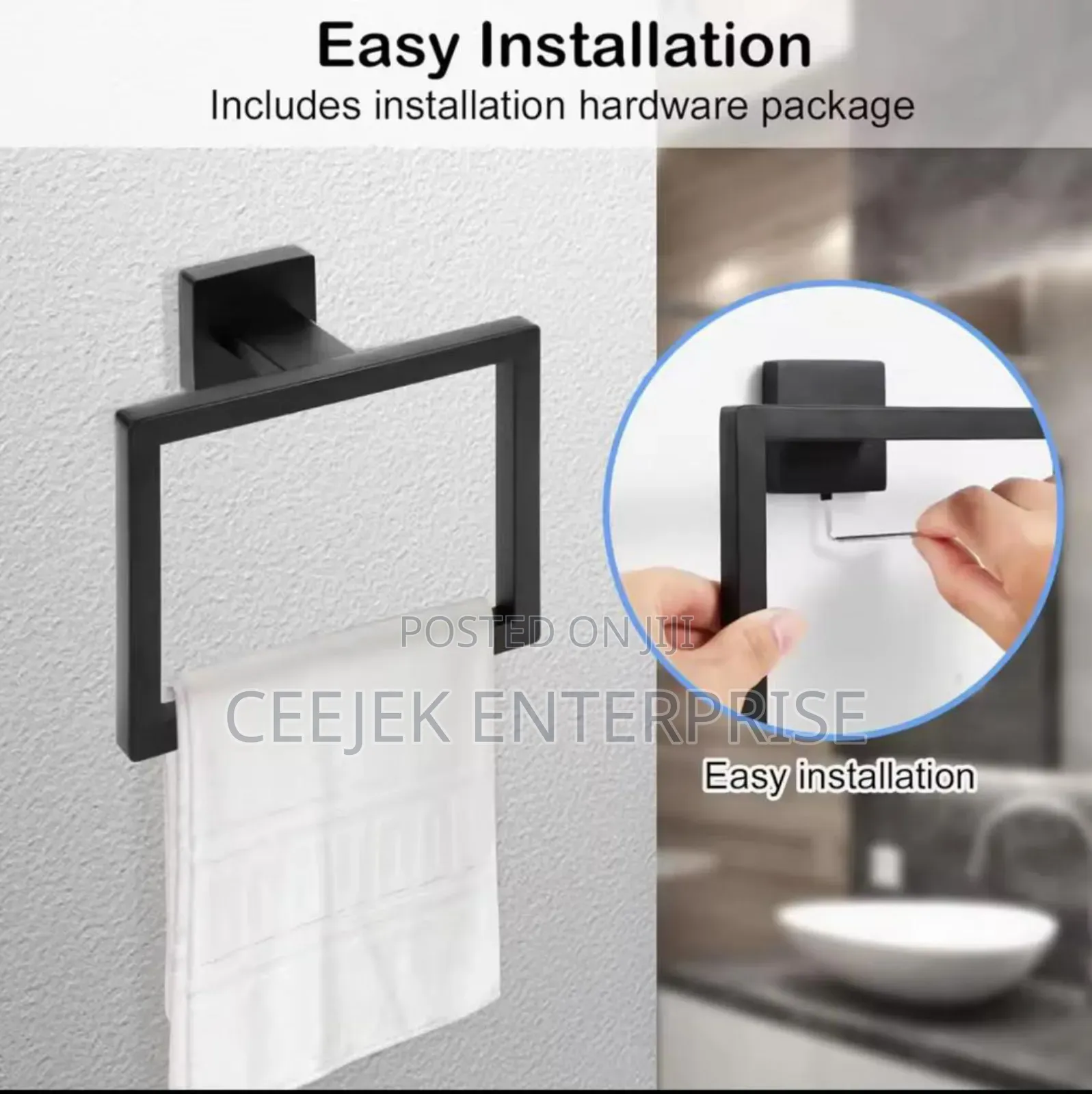 High Quality Sqaure Towel Ring