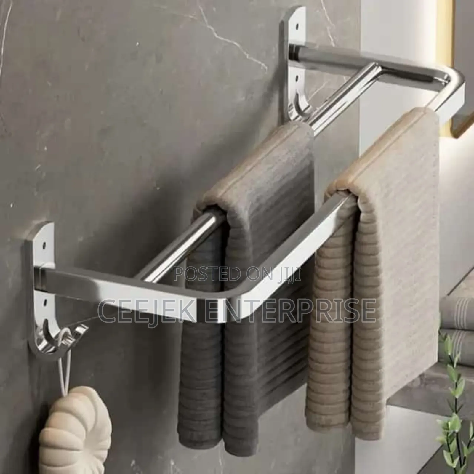 Silver Double Towel Ray