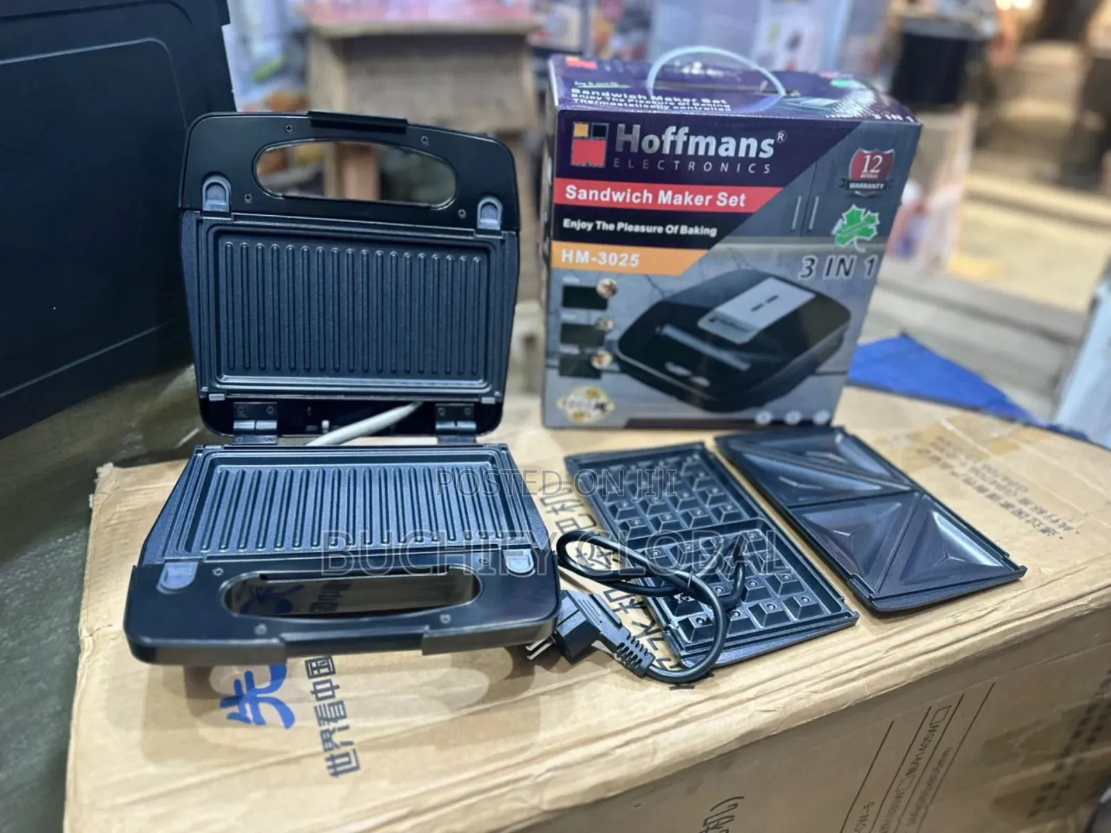 Hoffman Sandwich Maker Set 3 in 1