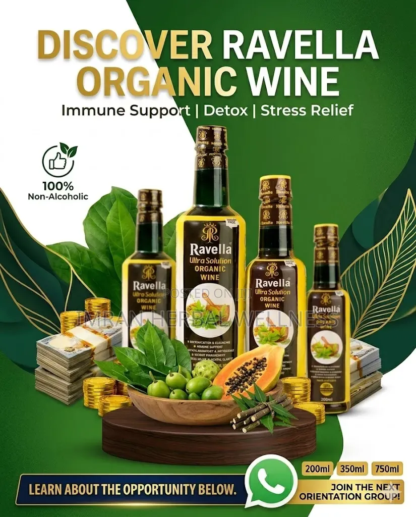Ravella Ultra Solution Organic Wine (3x 750ml) – Herbal Wellness Drink