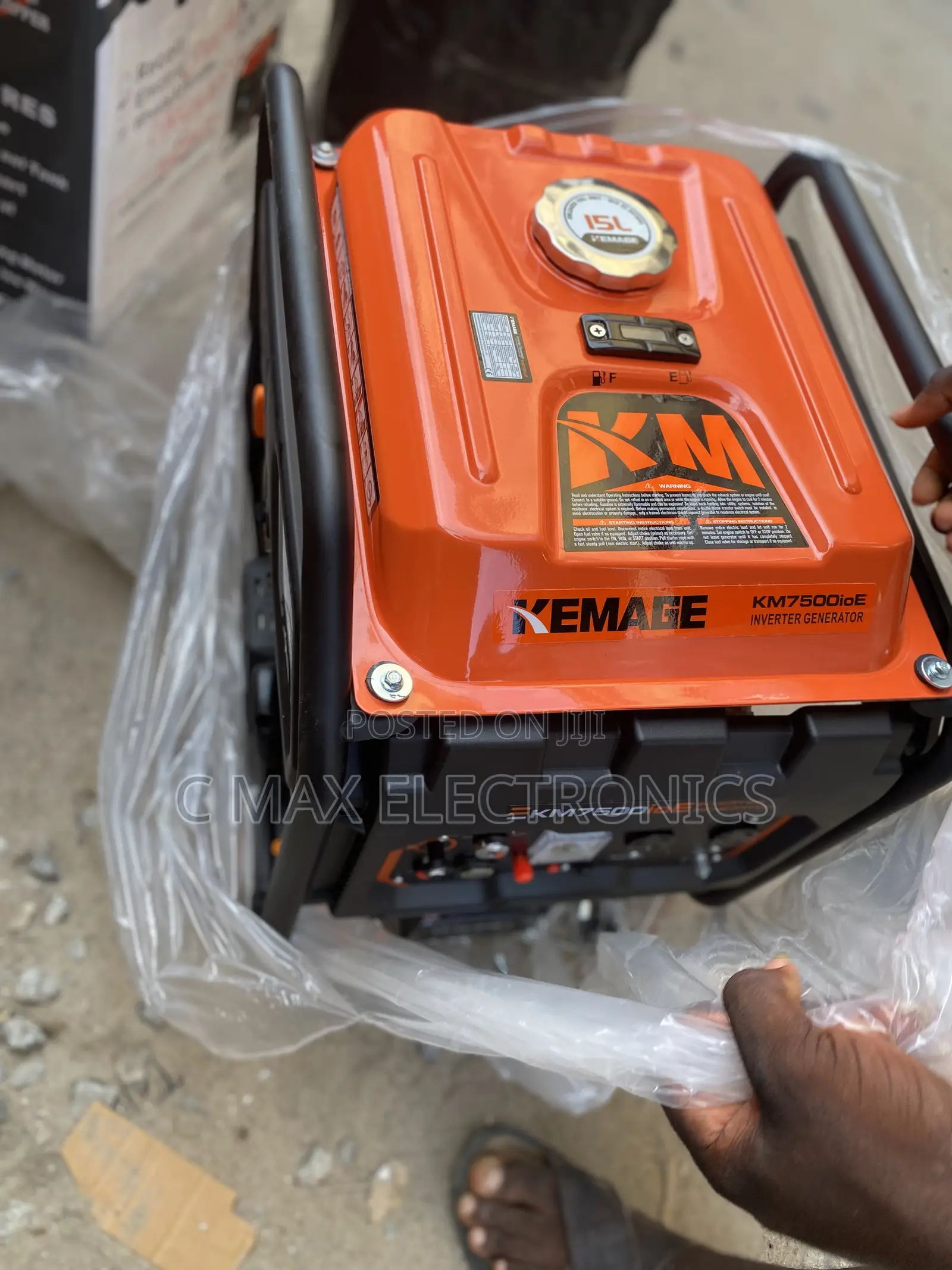 Kemage 5.5kva Inverter Petrol Generator 100% Copper Coil