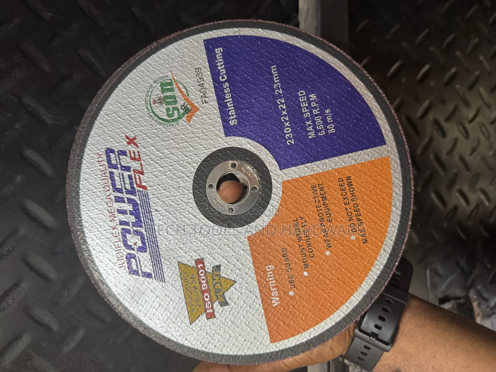 Judiflex Powerflex Stainless Steel Cutting Disc, a 9-Inch (230mm)